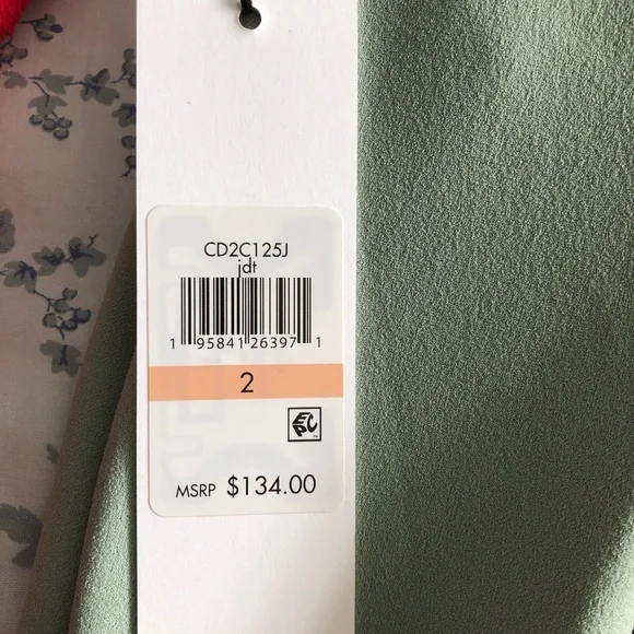 Calvin Klein mint A-line dress - Picture 3 of 3